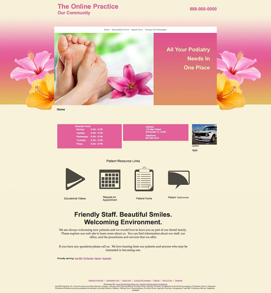 Baystone Media Custom template made for Baystone clients to use on the proprietary CMS